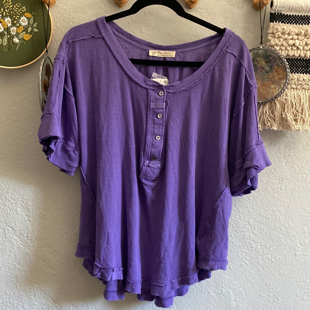 We the Free purple shirt size small